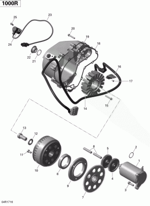 03- Magneto and Electric Starter - 1000R