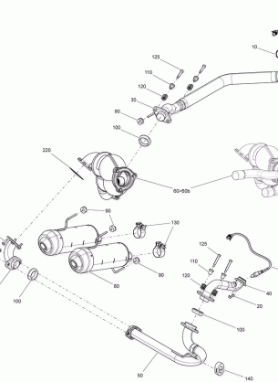 01- Exhaust System - 1000R EFI