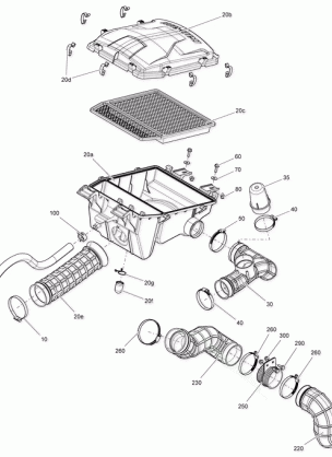 02- Air Intake - 1000R EFI