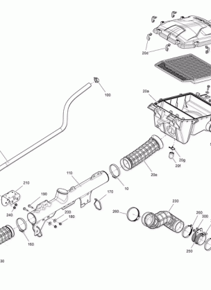 02- Air Intake - 1000R EFI