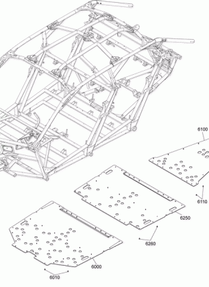 09- Body Floor Part Maverick X3 MAX Liquid Gold Models - Package XRSDPS