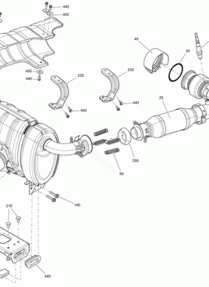 01- Exhaust System Maverick X3 - All Package