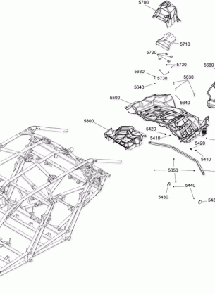 09- Body Rear Part Maverick X3 MAX Platinum Silver - Package XDSDPS