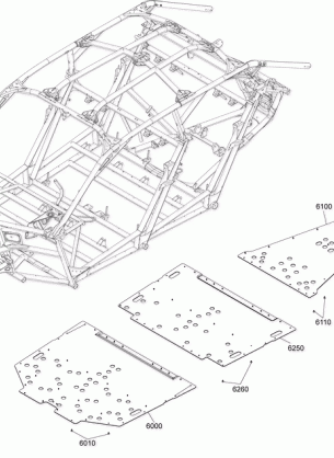 09- Body Floor Part Maverick X3 MAX Bright White Models - Package STD