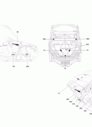 09- Decals Commander Non MAX 1000R - Package LTD