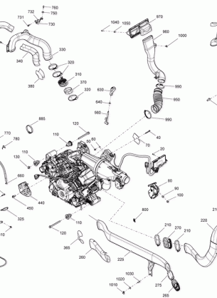 01- Engine Maverick Non MAX - All Package Except Package XMR