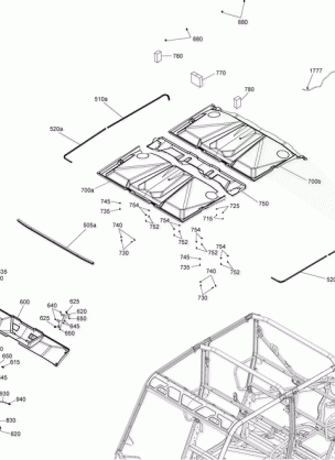 09- Cab Interior - Roof