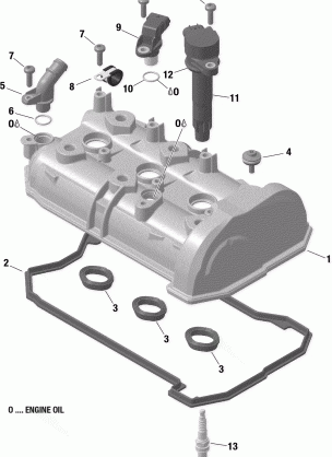 01- Valve Cover 900 HO