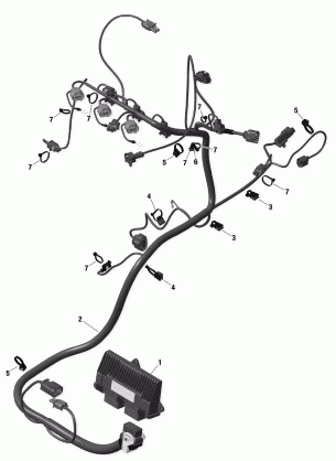 10- Engine Harness And Electronic Module 900 HO