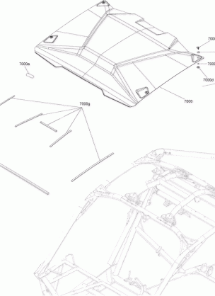 09- Body Parts - Carbon Black - Package XRC - Roof Section