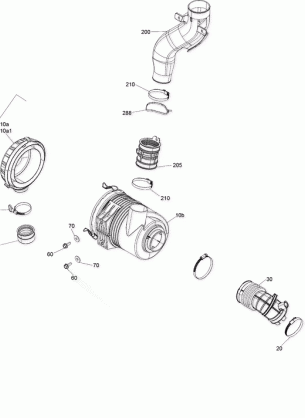 02- Air Intake Defender HD10 - XMR