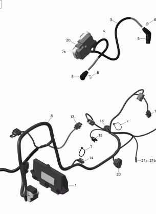 10- Engine Harness and Electronic Module - 800R EFI