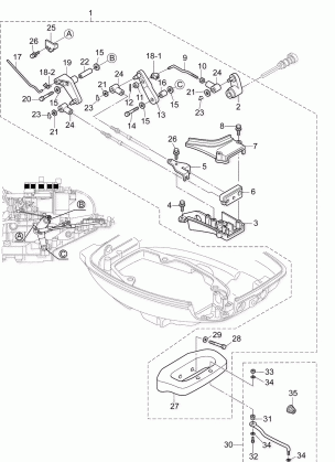 14-3_SHIFT & THROTTLE LINKAGE (REMOTE CONTROL MODELS)