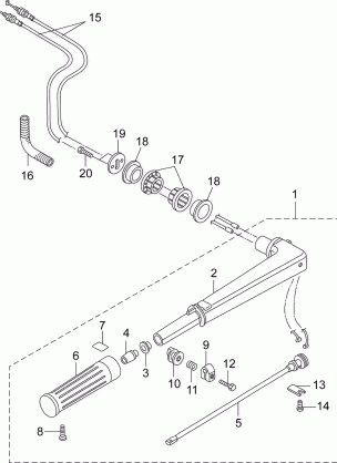 16-6_TILLER HANDLE ASSEMBLY