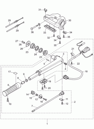 16-6_TILLER HANDLE ASSEMBLY