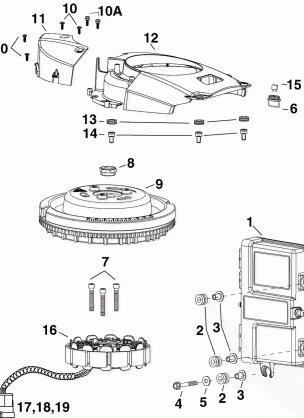 EMM STATOR FLYWHEEL