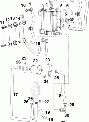 FUEL VAPOR SEPARATOR & PUMP