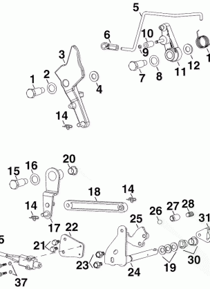 THROTTLE & SHIFT LINKAGE