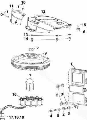 EMM STATOR FLYWHEEL