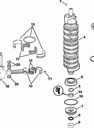 CRANKSHAFT & PISTONS