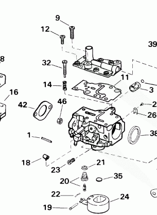 CARBURETOR - 9.9 HP