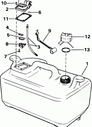 FUEL TANK- 6 GALLON (OPTIONAL)