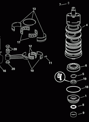 CRANKSHAFT & PISTONS