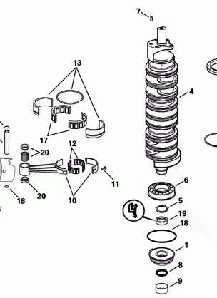 CRANKSHAFT & PISTONS