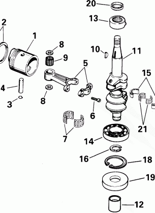 CRANKSHAFT & PISTON