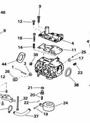 CARBURETOR - 15 HP