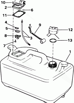 FUEL TANK- 6 GALLON (OPTIONAL)