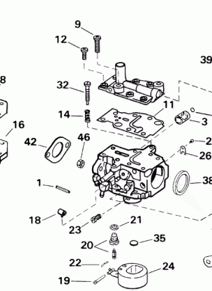 CARBURETOR - 9.9 HP