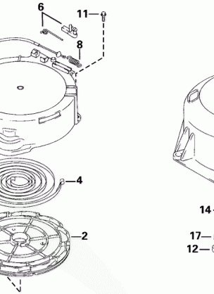 REWIND STARTER & UNDER OIL SEAL