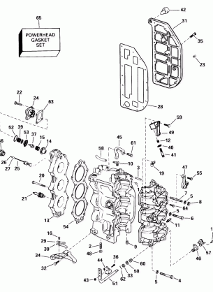 CYLINDER AND CRANKCASE