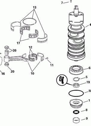 CRANKSHAFT & PISTONS