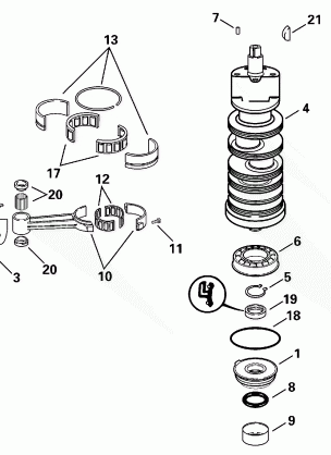 CRANKSHAFT & PISTON