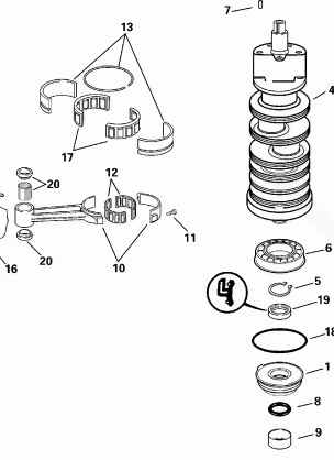 CRANKSHAFT & PISTONS