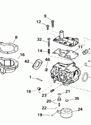 CARBURETOR - 9.9 HP