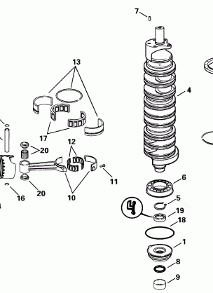 CRANKSHAFT & PISTONS