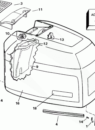 ENGINE COVER - JOHNSON