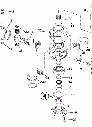 CRANKSHAFT AND PISTON