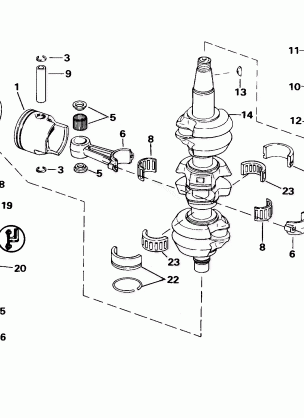 CRANKSHAFT AND PISTON