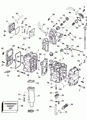 CYLINDER AND CRANKCASE