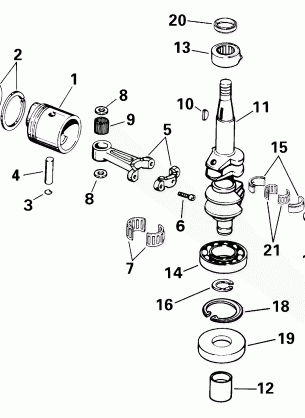 CRANKSHAFT & PISTON