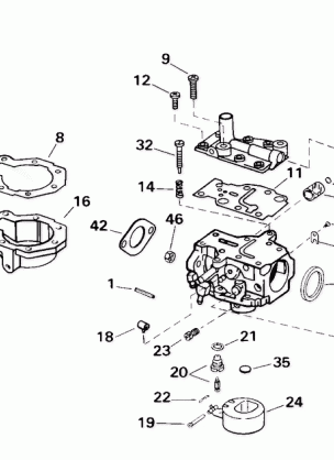 CARBURETOR - 9.9 HP