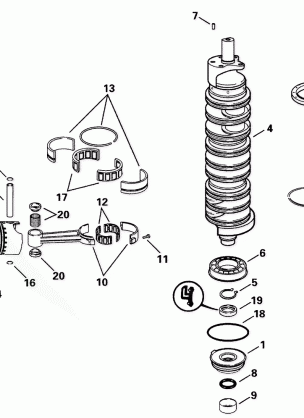 CRANKSHAFT & PISTONS