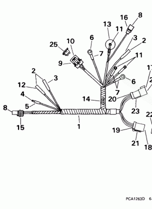 MOTOR CABLE -- REMOTE ELECTRIC