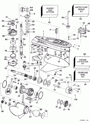 GEARCASE -- STANDARD ROTATION -- FPL FSL MODELS