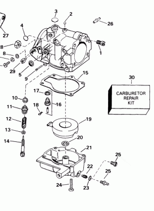 CARBURETOR -- 25R RL