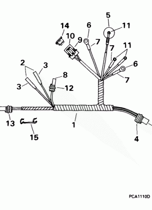 MOTOR CABLE -- TE MODELS